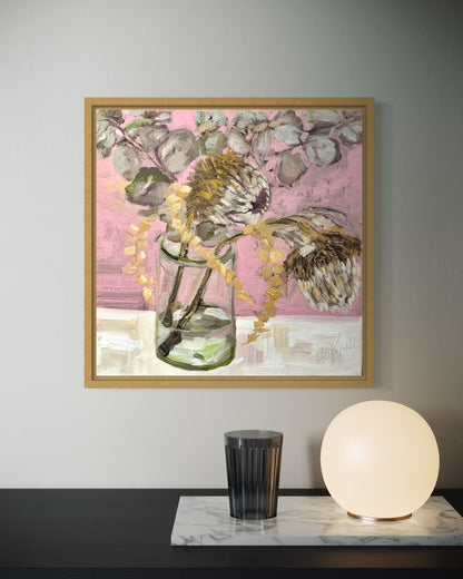 Kerry Bruce, Flora, Oil on Canvas Board