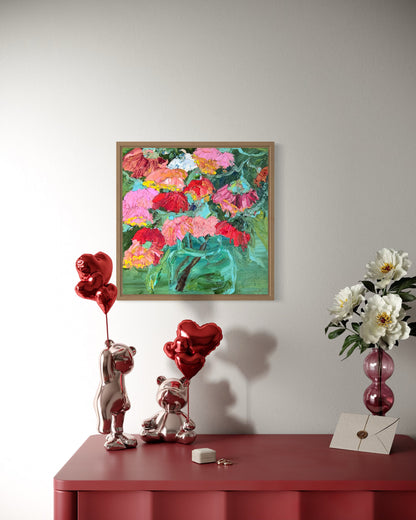 Kerry Bruce, Gum Blossoms Petite, Oil on Canvas Board