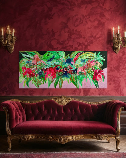 Kerry Bruce, Lush, Acrylic on Canvas