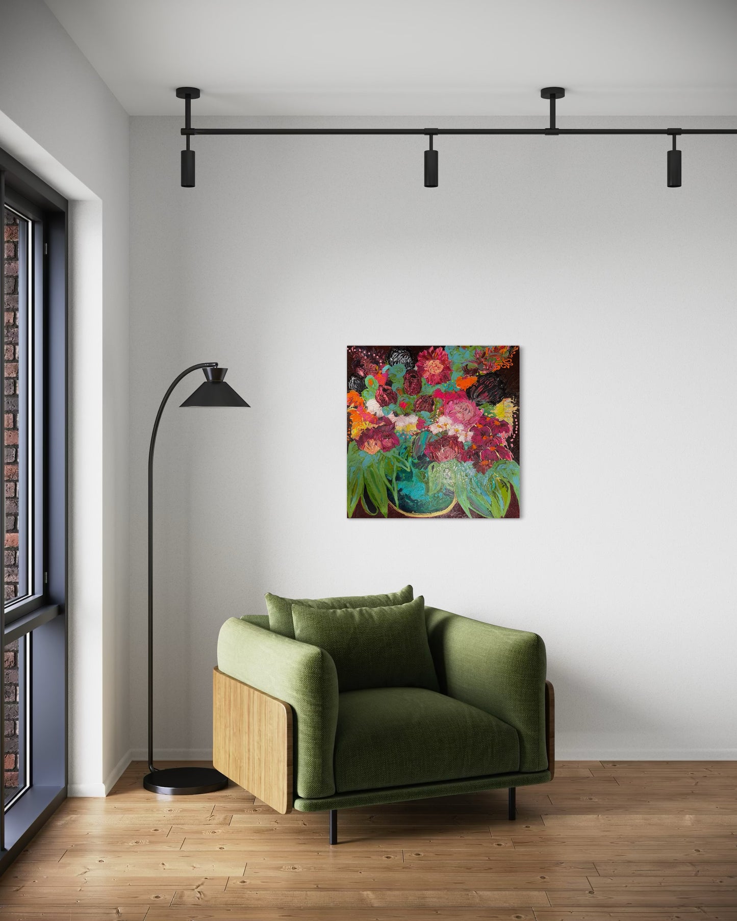 Kerry Bruce, Grandiflora Garden, Acrylic on Canvas