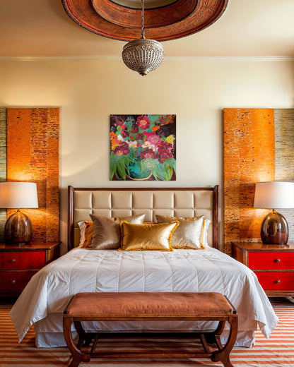 Kerry Bruce, Grandiflora Garden, Acrylic on Canvas