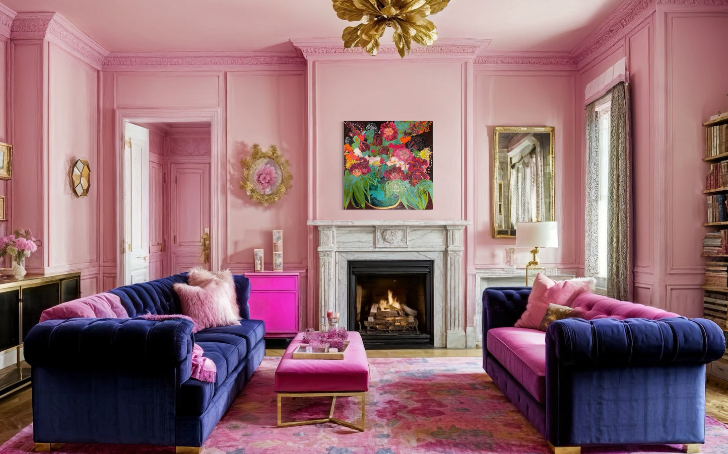 Kerry Bruce, Grandiflora Garden, Acrylic on Canvas