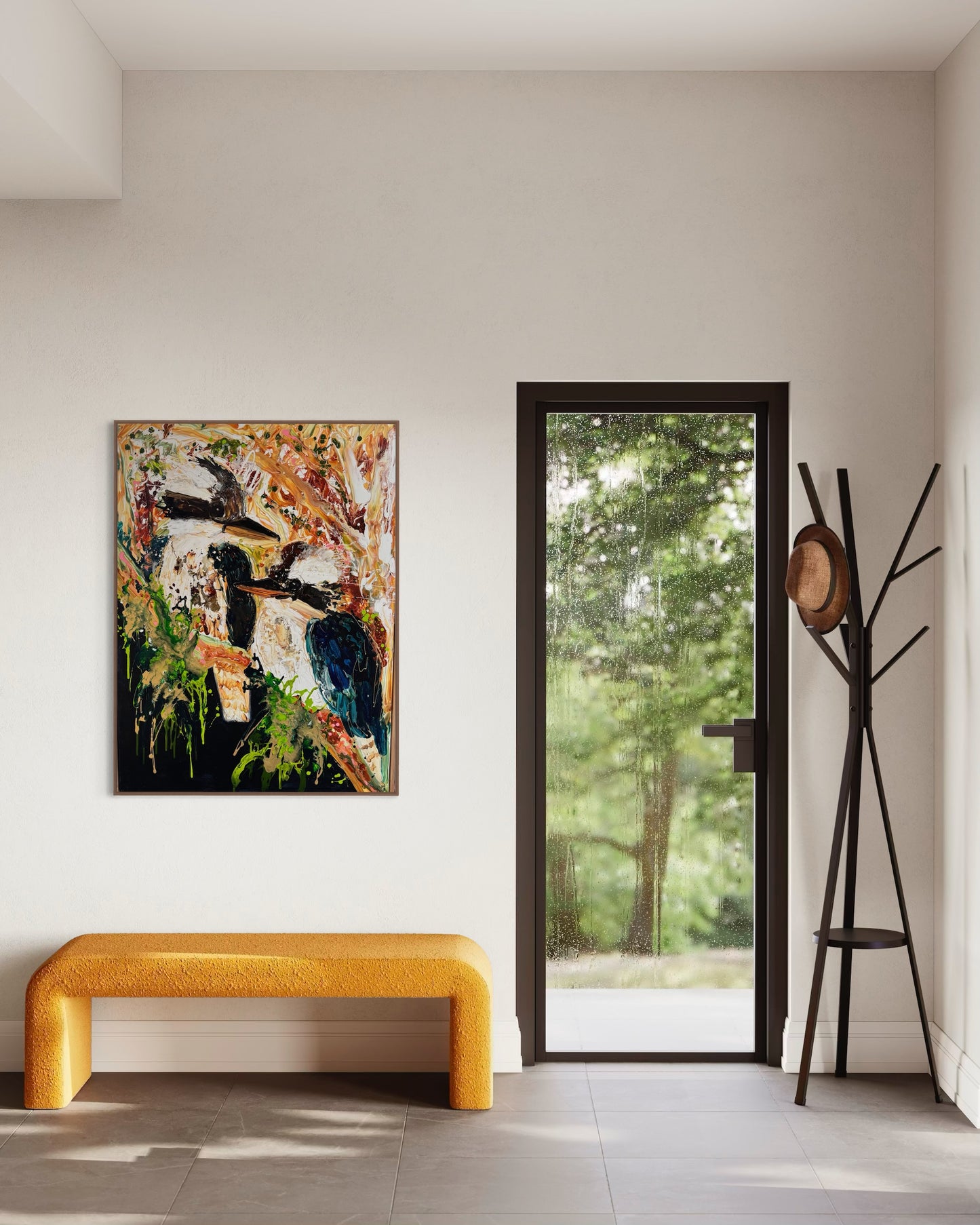 Kerry Bruce,  Guardians of the Gum Tree, Acrylic on Canvas