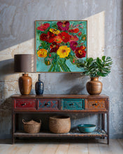 Load image into Gallery viewer, Kerry Bruce, Poppies, Acrylic on Canvas
