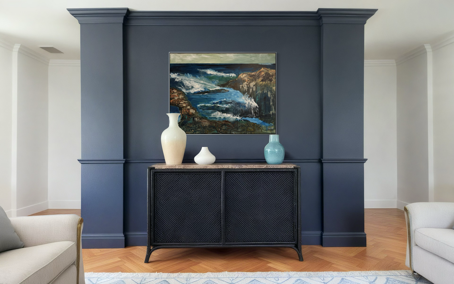 Netta Thompson, Feel the Air, Mixed Media on Canvas