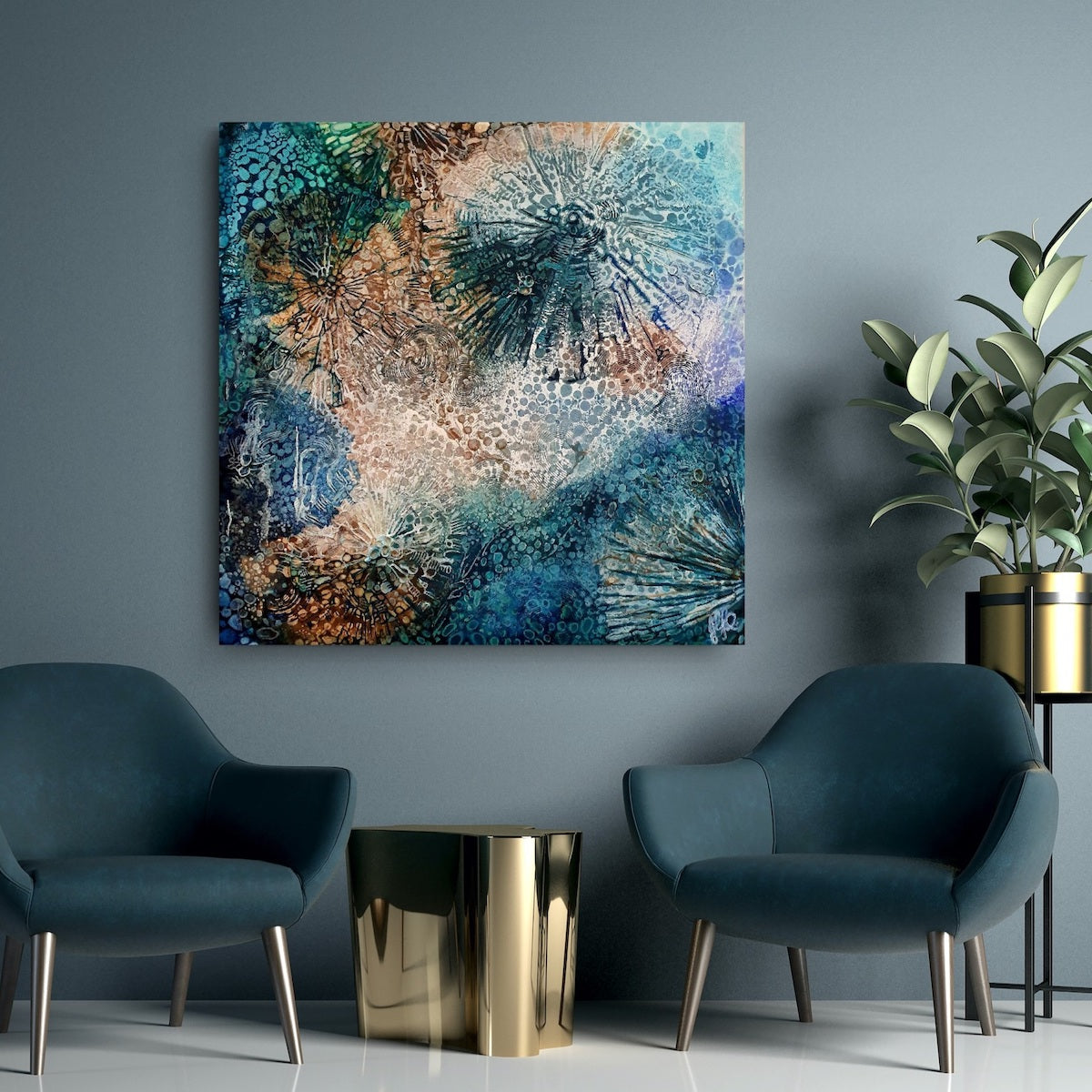 Jennifer Luck, Spritz, Oil on Canvas