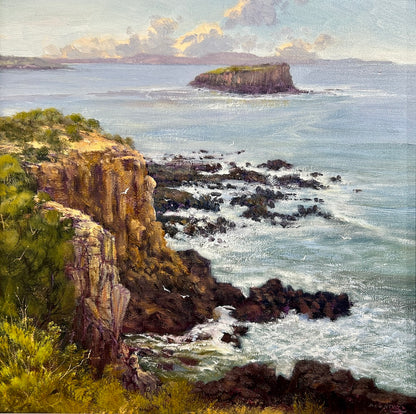 John Downton, Stack Island, Minnamurra NSW, Oil Painting