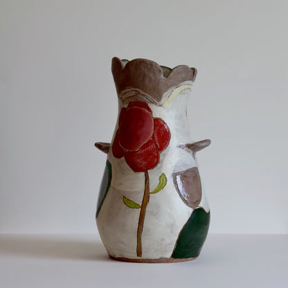 Shellie Christian, Stories that take Shape  Art Vessel 1- Hand sculpted art vessel