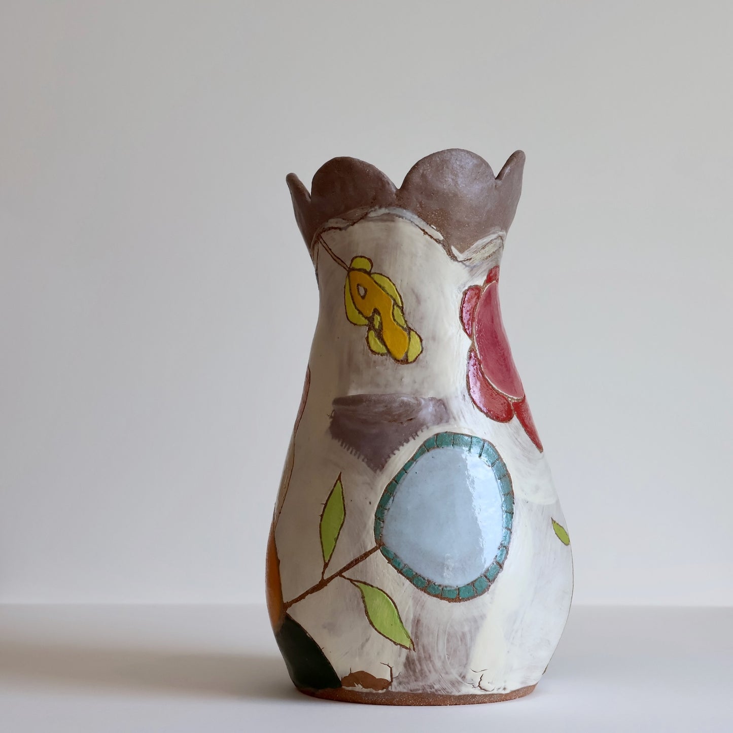 Shellie Christian, Stories that take Shape  Art Vessel 1- Hand sculpted art vessel