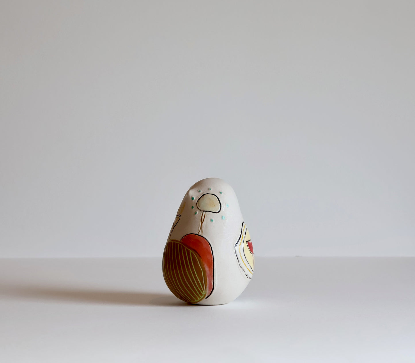 Shellie Christian, Stories that Take Shape Bird 14 - Hand sculpted Ceramic