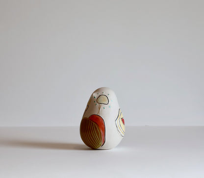 Shellie Christian, Stories that Take Shape Bird 14 - Hand sculpted Ceramic