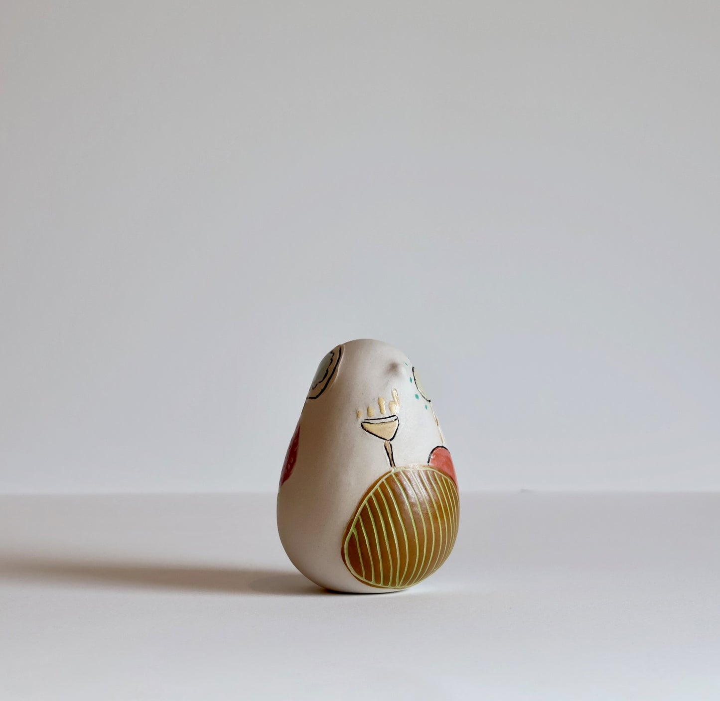 Shellie Christian, Stories that Take Shape Bird 14 - Hand sculpted Ceramic
