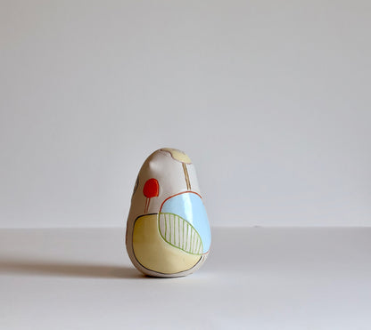 Shellie Christian, Stories that Take Shape Bird 15 - Hand sculpted Ceramic