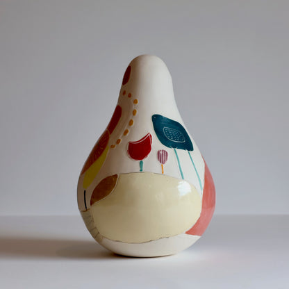 Shellie Christian, Stories that Take Shape Bird 13 - Hand sculpted Ceramic
