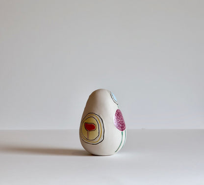Shellie Christian, Stories that Take Shape Bird 14 - Hand sculpted Ceramic
