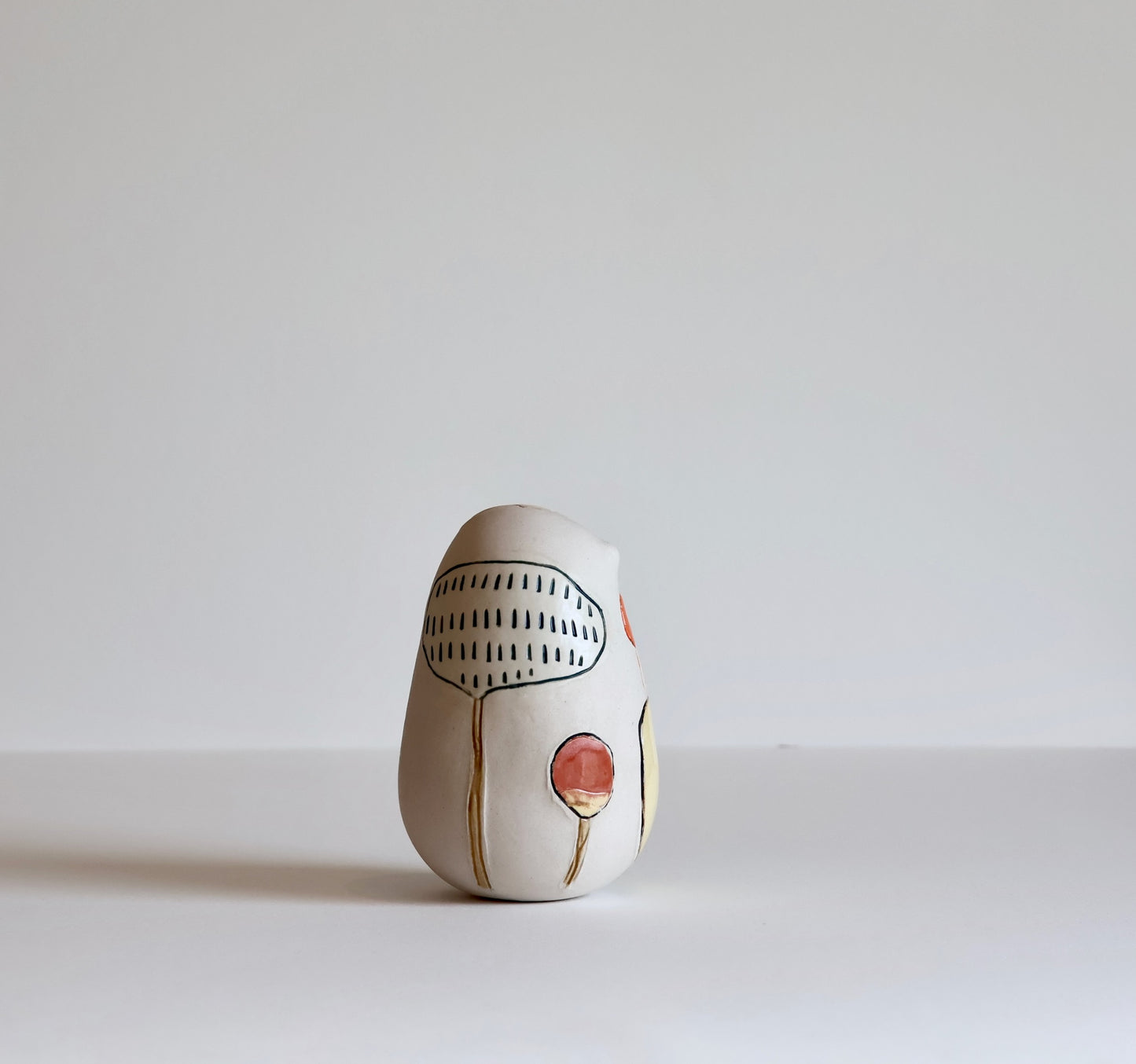 Shellie Christian, Stories that Take Shape Bird 15 - Hand sculpted Ceramic