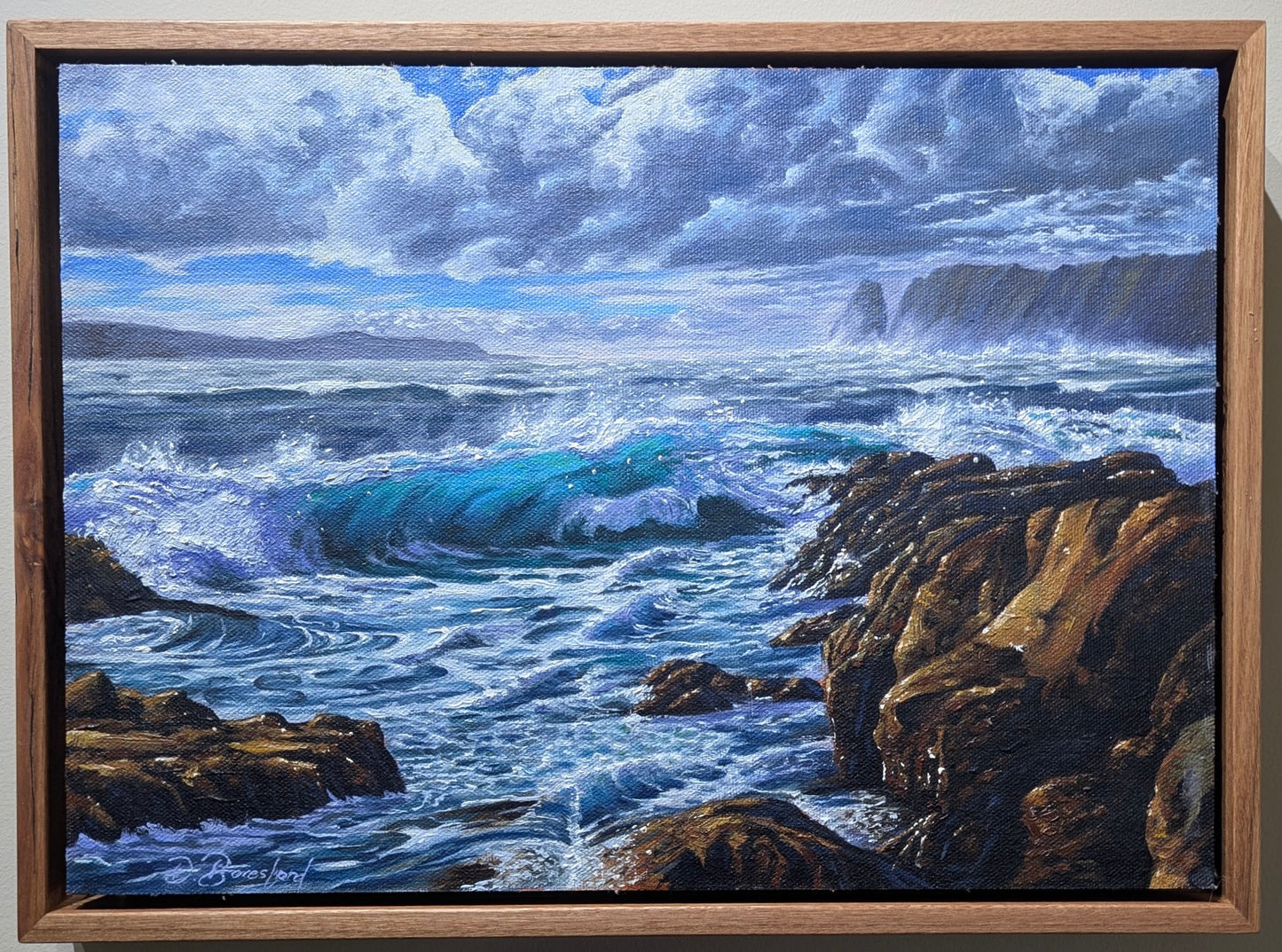 Daniel Beresford, Storms on the Horizon, Oil on Canvas Panel