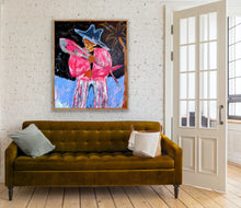 Load image into Gallery viewer, Pav Spencer, The Fish that Bit Me,  Mixed Media on Canvas
