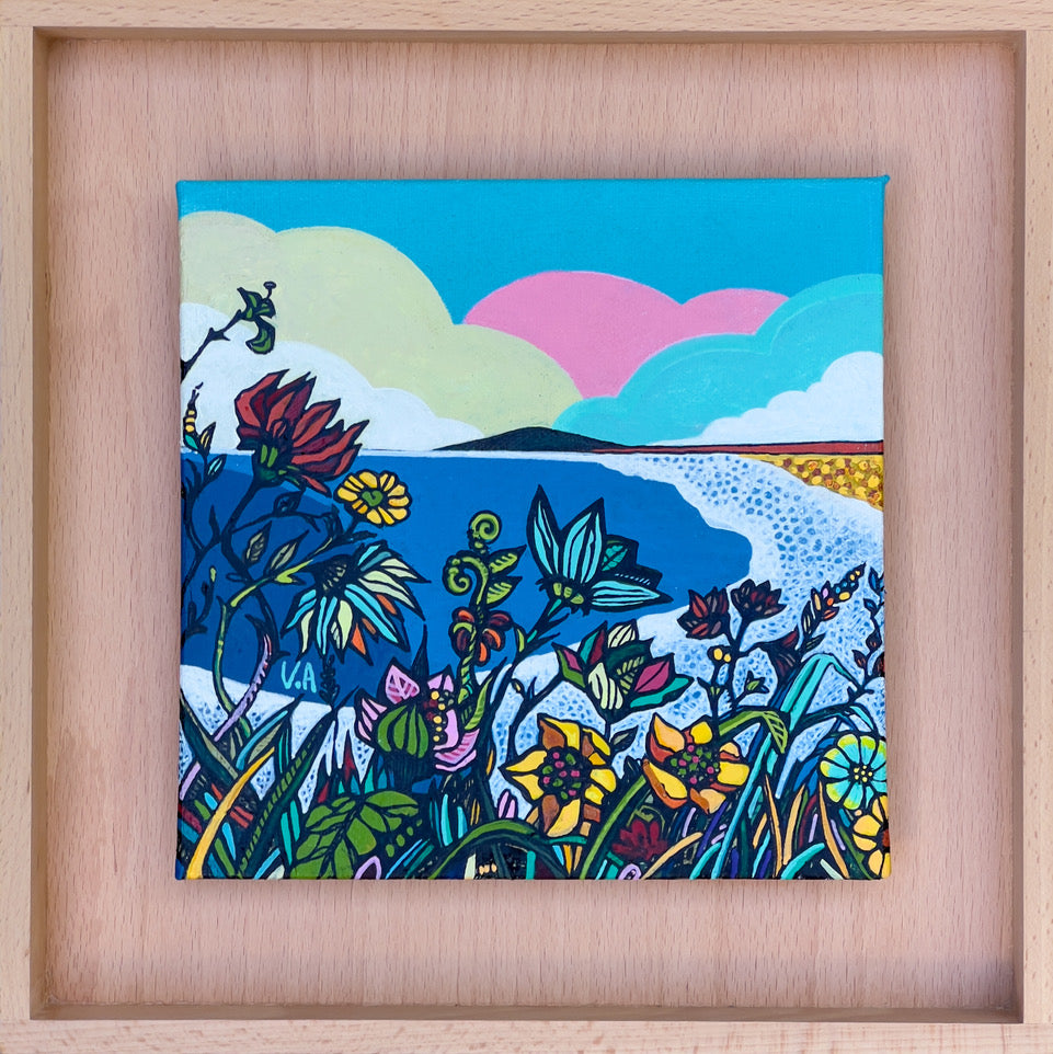 Vanessa Anderson, Blooms on the Mile l Acrylic on Canvas