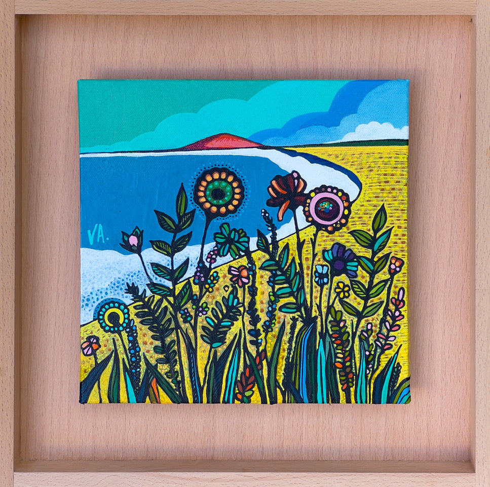 Vanessa Anderson, Blooms on the Mile ll, Acrylic on Canvas