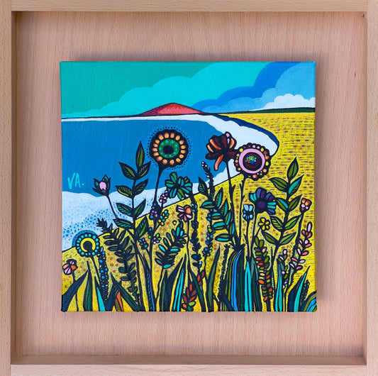 Vanessa Anderson, Blooms on the Mile ll, Acrylic on Canvas