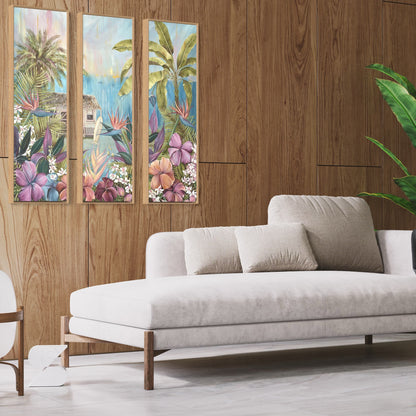 Carmel McCarney, Tropical Escape, Acrylic on canvas
