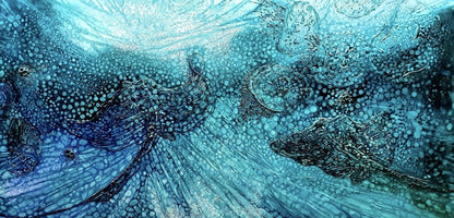 Jennifer Luck,Utopian Rays,  Oil on Canvas