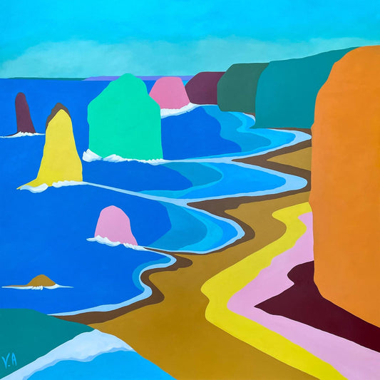 Vanessa Anderson, Apostles, Acrylic and Oil on Canvas