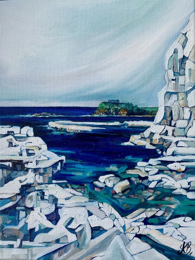 Alisa Beak, Summers Light, Oil & Mixed Medium on Canvas