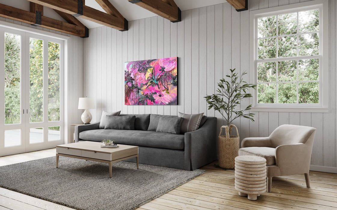 Kerry Bruce, Dreaming at Dusk, Acrylic on Canvas