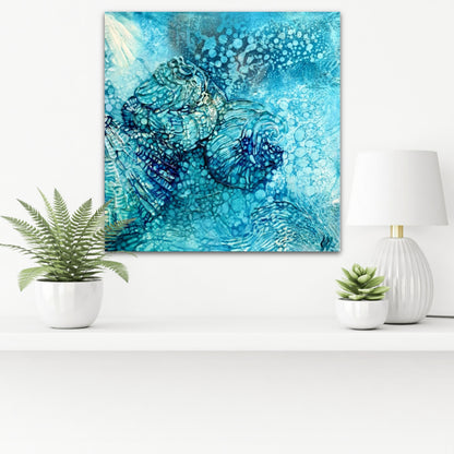 Jennifer Luck, Starlight Periwinkle, Oil on Canvas