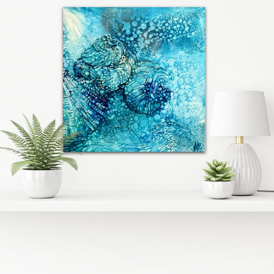 Jennifer Luck, Starlight Periwinkle, Oil on Canvas