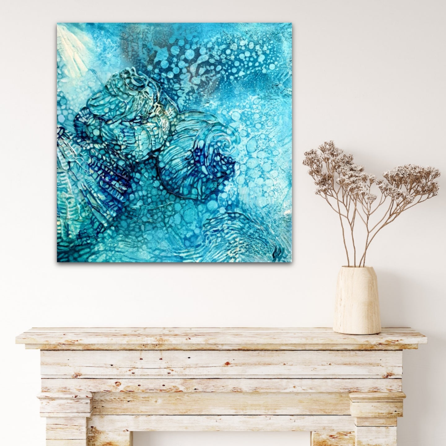 Jennifer Luck, Starlight Periwinkle, Oil on Canvas