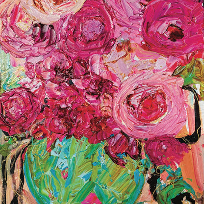 Kerry Bruce, I Love Pink, Acrylic on Linen