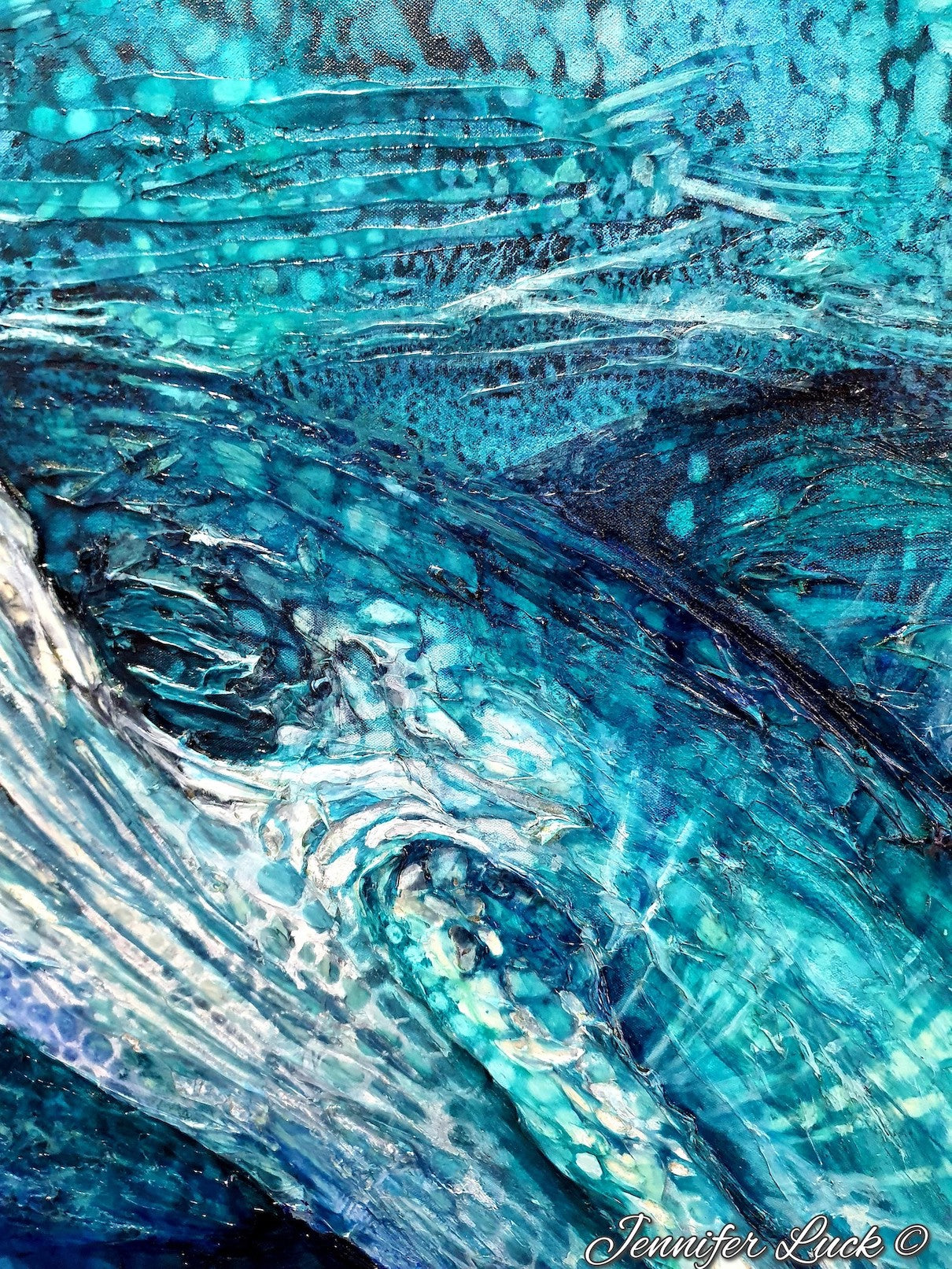 Jennifer Luck, Pacific Wonder, Oil on Canvas