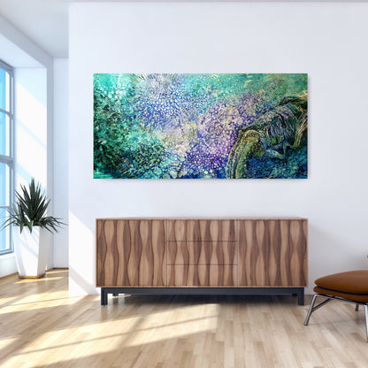 Jennifer Luck, Chameleon of the Sea, Oil on Canvas