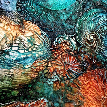 Jennifer Luck, Lunar Shallows, Oil on Canvas