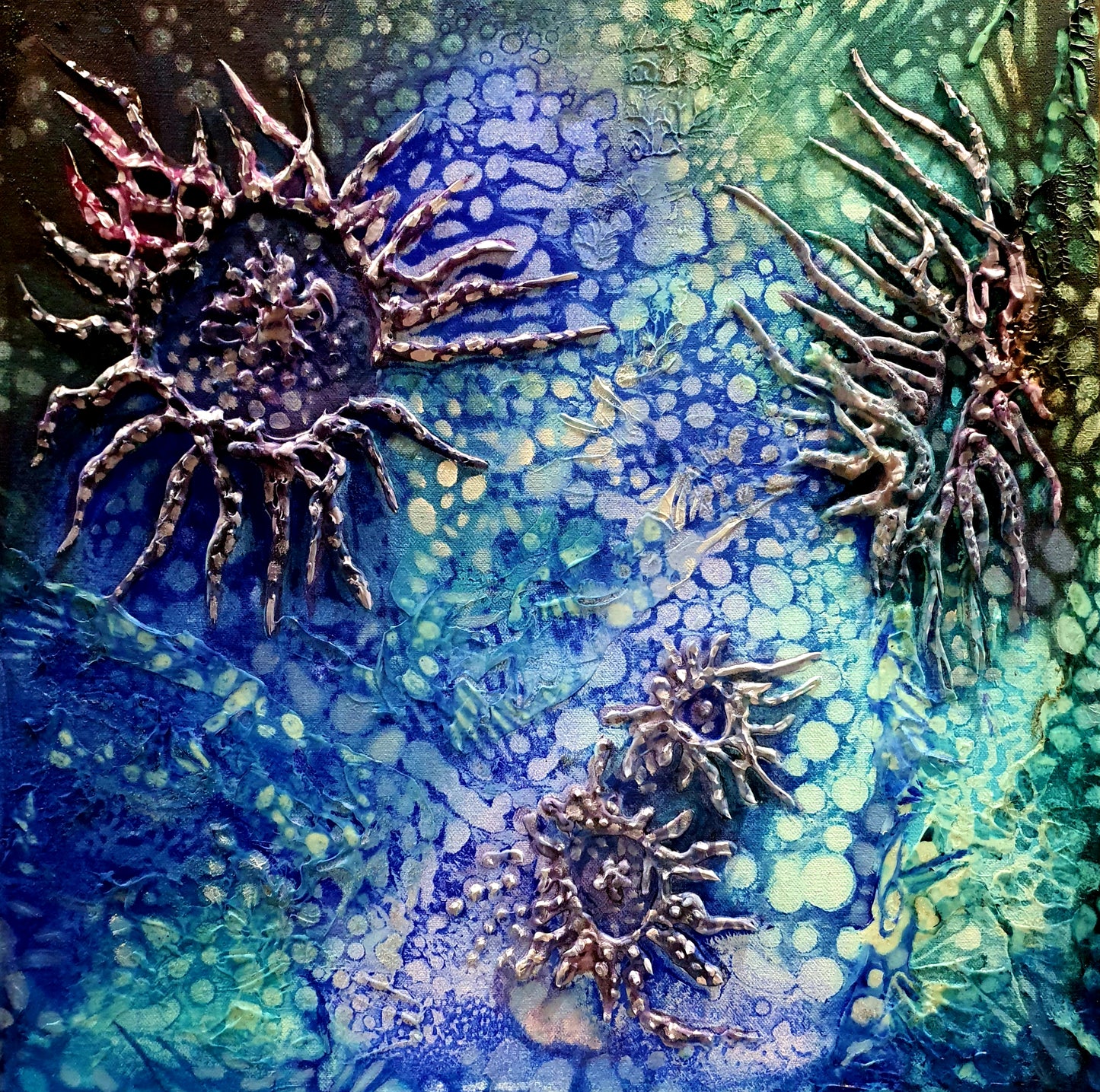 Jennifer Luck, Night Anemone, Oil on Canvas