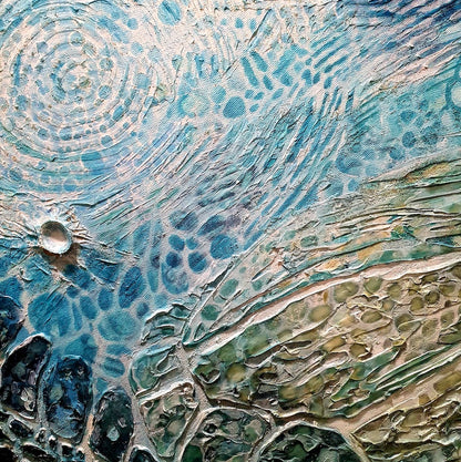 Jennifer Luck, Sea Life Differently, Oil on Canvas