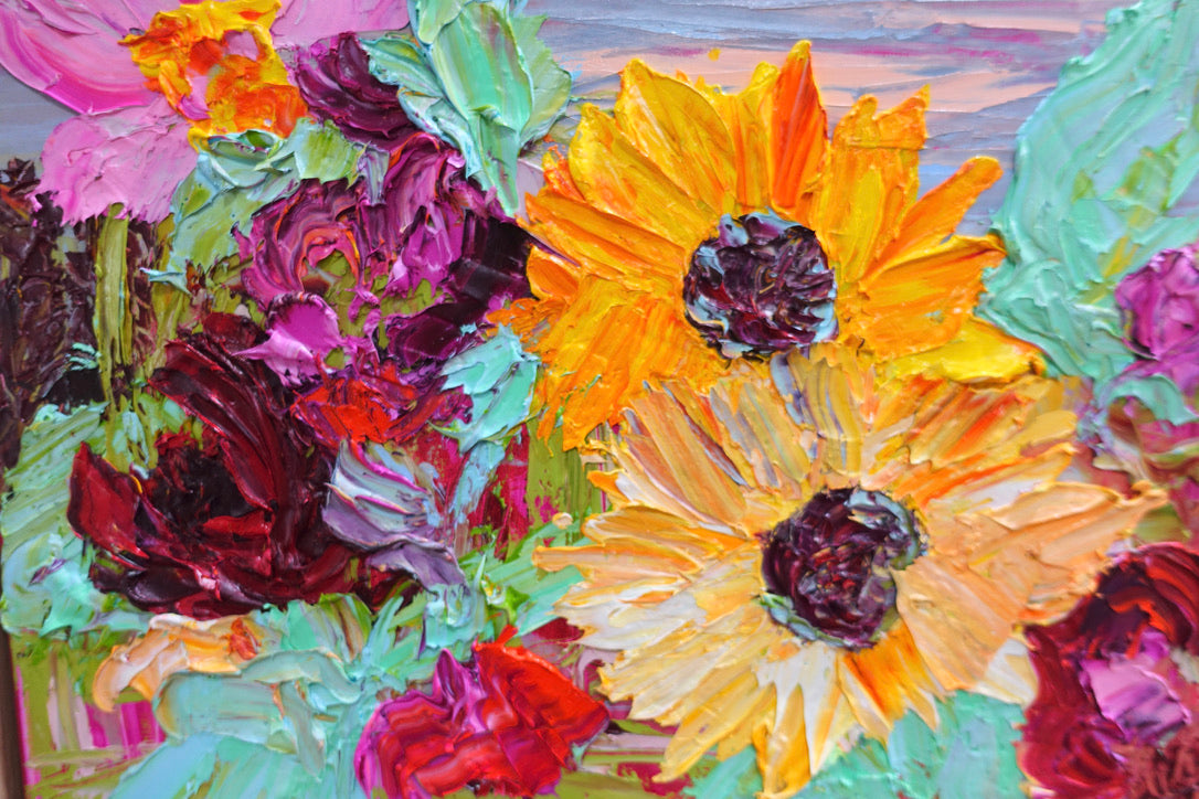 Kerry Bruce, Sunshine, Oil on Canvas