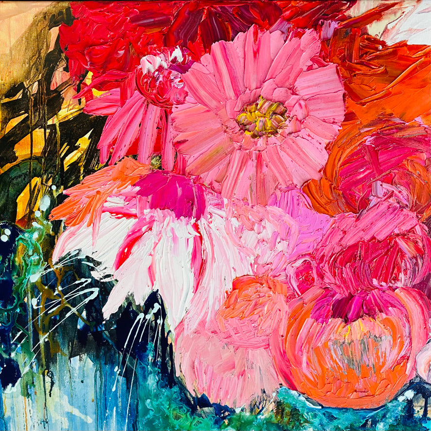 Kerry Bruce, Midnight in the Garden, Oil on Canvas