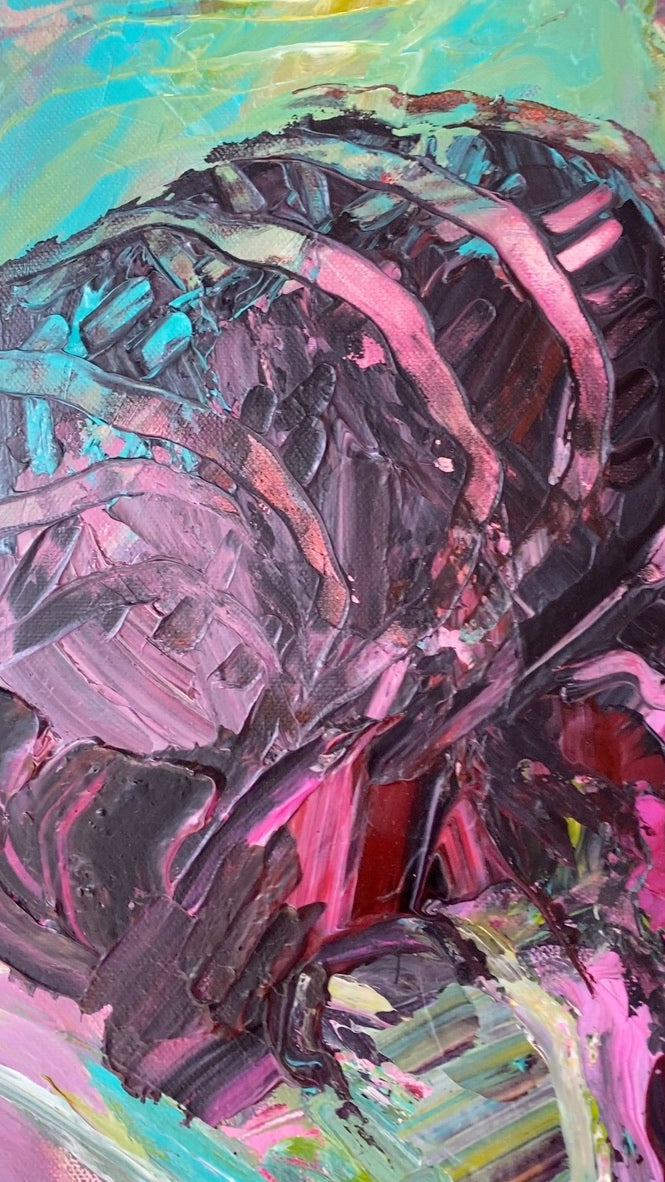 Kerry Bruce, Nourish and Nurture, Acrylic on Canvas