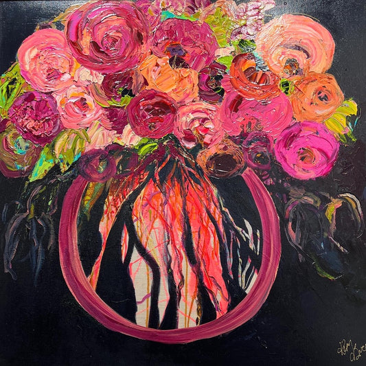 Kerry Bruce, Beauty in Bloom, Acrylic on Linen