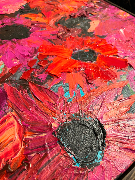 Kerry Bruce, Flowers for Me, Acrylic on Linen