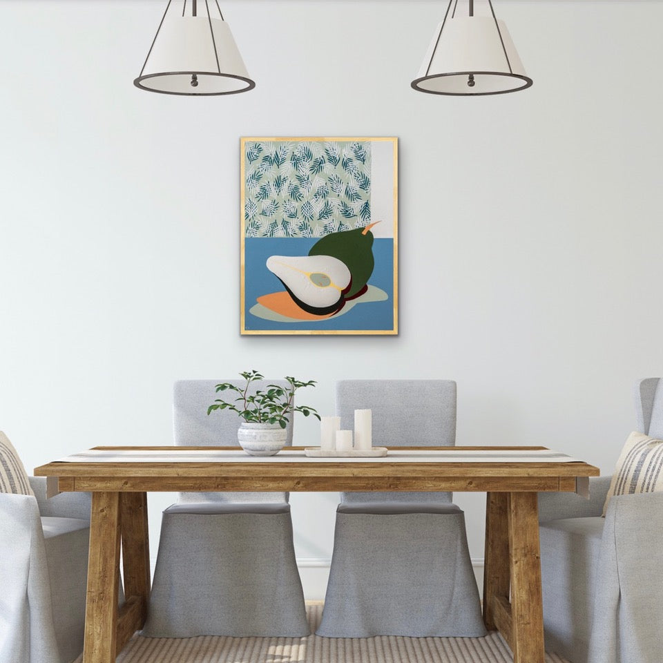 Vanessa Anderson, Perfect Pear, Acrylic and Oil on Canvas