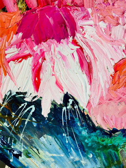 Kerry Bruce, Midnight in the Garden, Oil on Canvas