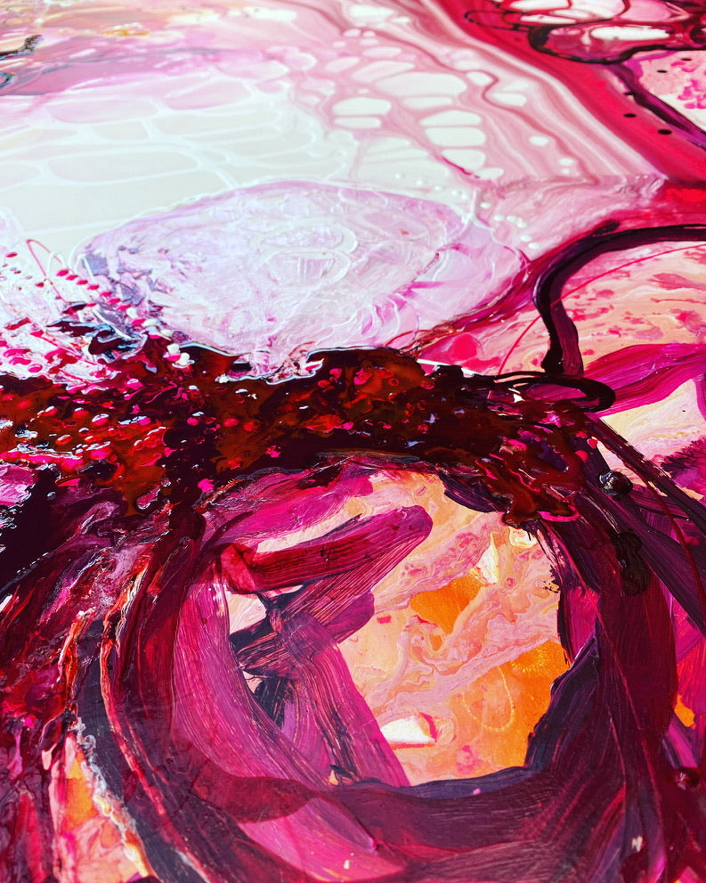 Kerry Bruce, StarBloom, Acrylic on Canvas