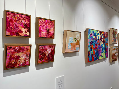 Kerry Bruce, Pink l, Acrylic on Board