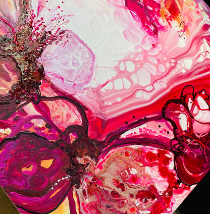 Kerry Bruce, StarBloom, Acrylic on Canvas