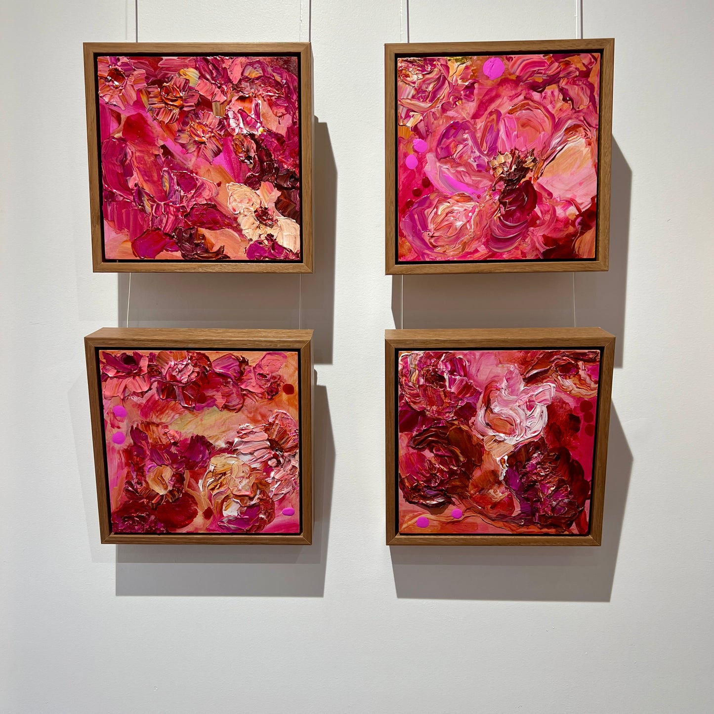 Kerry Bruce, Pink l, Acrylic on Board